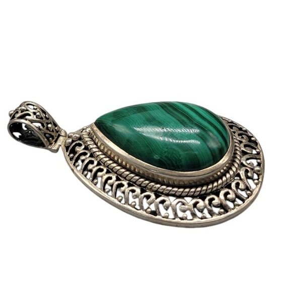 Doug Paulus Sterling Teardrop Pendant DP 925 India Teardrop Shaped - Picture 15 of 16